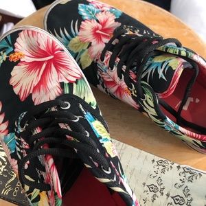 Floral vans